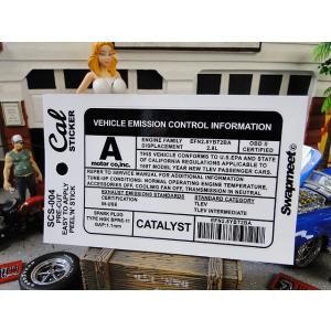 カリフォルニア　ヴィークルステッカー　（ヴィークル　エミッション　コントロール）　■　アメリカン雑貨...