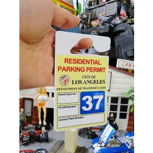 パーキングパーミットタグ カー用品 ルームミラー 飾り PARKING PERMIT