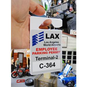 カリフォルニアン専用パーキングパーミット　（ロサンゼルス国際空港）　■　アメリカン雑貨　アメリカ雑貨