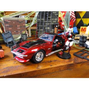Jada DC コミック ハーレイ・クイン＆1969年シボレー　コルベット　スティングレイ　ダイキャ...