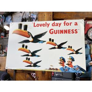 ギネスビール　ブリキ看板　（フライングトゥカン）　■ アメリカン雑貨 アメリカ雑貨