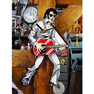 ロックンロールキングクロック ■ アメリカン雑貨 アメリカ雑貨