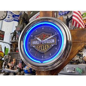 新品　訳あり　ハーレー　ネオンクロック　Harley-Davidson 掛時計 楽天市場】ハーレーダビッドソン モーターサイクル ダブルネオン