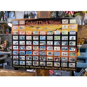 フェデラル　ダックスタンプ　ブリキ看板　（70年の歴史） ■ アメリカン雑貨 アメリカ雑貨