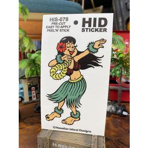 ハワイアン　アイランド　ステッカー　カスタムアート　フラガール ■ アメリカン雑貨 アメリカ雑貨 爆...