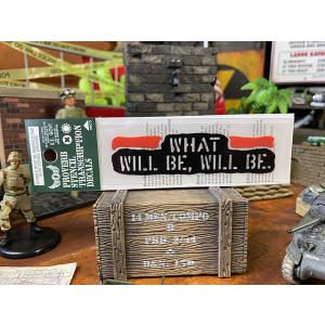 ことわざステンシル転写ステッカー　（なるようになる）　PST-062　■　アメリカン雑貨　アメリカ雑...