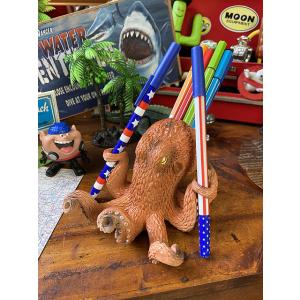 タコのペンホルダー＆スマホスタンド ■ アメリカン雑貨