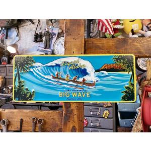 コナビール　ビッグウェーブ　ゴールデンエール　エンボス　ティンサイン ■ アメリカン雑貨 アメリカ雑...