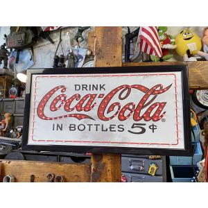 コカ・コーラ　LEDドットサイン　（IN BOTTLES 5cents）