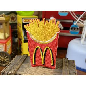 カンパニーロゴワッペン　ミニサイズ　（マクドナルド/マックフライポテト）　■ アメリカ雑貨 アメリカ...