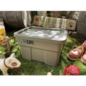 トラスト　ソーストレージコンテナ（フタ付き）THOR　Sサイズ　22L（オリーブドラブ）
