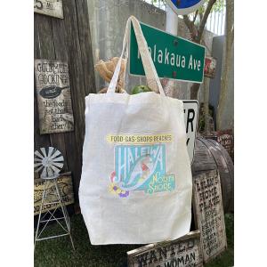 ハワイアン　エコバッグ　（ハレイワの名物看板）　■　アメリカン雑貨　アメリカ雑貨