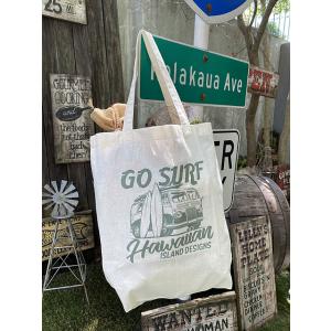 ハワイアン　エコバッグ　（サーフワゴン）　■　アメリカン雑貨　アメリカ雑貨