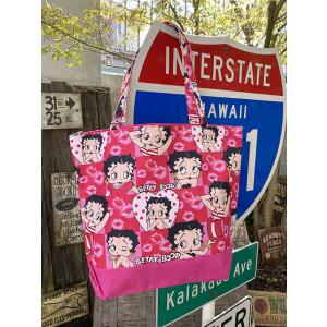 ベティ・ブープ　トートバッグ　ミニポーチ付き　（ピンク/オールヘッズ）　■ アメリカ雑貨 アメリカン...