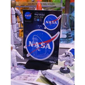 NASAオフィシャルステッカー　（ミートボールロゴ/2P）　■　アメリカン雑貨　アメリカ雑貨