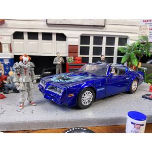 映画　IT/イット　1977年ポンティアック・ファイヤーバード　ミニカー　1/24　（ペニーワイズ＆...