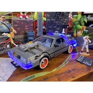 Jada　映画　バック・トゥ・ザ・フューチャー　パート3　光るデロリアン　ダイキャストミニカー　1/...