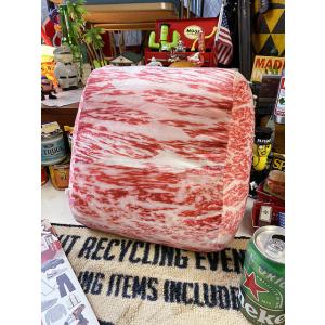 松阪牛専門店「松阪まるよし」が手がけた！松阪牛霜降りクッション ■ アメリカン雑貨 アメリカ雑貨