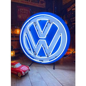 フォルクスワーゲン　オフィシャルネオンサイン ■ アメリカン雑貨 アメリカ雑貨