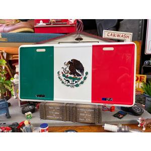 世界の国旗　ライセンスプレート（メキシコ） ■ アメリカン雑貨 アメリカ雑貨