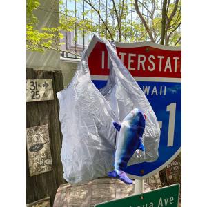 フィッシュエコバッグ　（サメ）　■　アメリカン雑貨　アメリカ雑貨