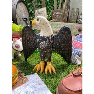 ウッドカービング　アメリカンイーグル　（スプレッドウイング）　■　アメリカン雑貨　アメリカ雑貨