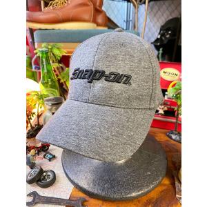 スナップオン　ストレッチフィットキャップ　（グレー）　■　アメリカン雑貨　アメリカ雑貨