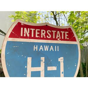 ハワイの道路標識 ウッドサイン (H-1) ■...の詳細画像1