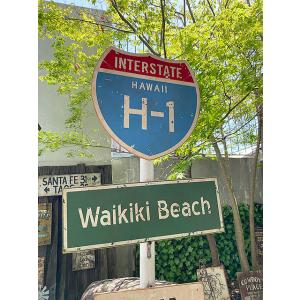 ハワイの道路標識 ウッドサイン (H-1) ■...の詳細画像3