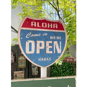 ハワイの道路標識 ウッドサイン （H-1） □ アメリカン雑貨 アメリカ