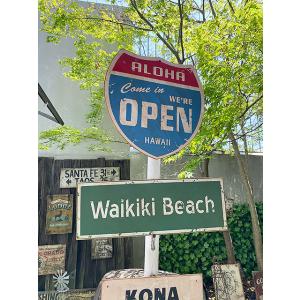 ハワイの道路標識 ウッドサイン (Come i...の詳細画像3