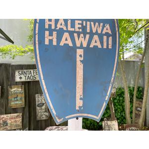 ハワイの道路標識 ウッドサイン (ハレイワ/サ...の詳細画像2