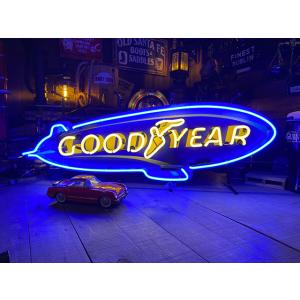 グッドイヤー飛行船　オフィシャルネオンサイン ■ アメリカン雑貨 アメリカ雑貨