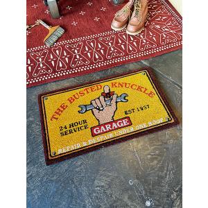 ЗЗ Snap-on スナップオン 45×74 旧ロゴ エントランスマット ガレージ