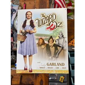 オズの魔法使い　ブリキ看板　（ドロシーとトト）　■ アメリカン雑貨 アメリカ雑貨