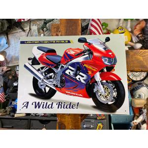 国産バイク　ブリキ看板　（ホンダ　CBR1000RR-R　ファイアブレード）　■　アメリカン雑貨　ア...