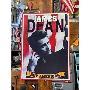 ジェームス・ディーン　ブリキ看板　（BUY AMERICAN）　■ アメリカ雑貨 アメリカン雑貨