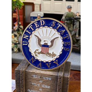 ミリタリーカーグリルバッジ　（U.S.ネイビー）　■　アメリカン雑貨　アメリカ雑貨 爆買