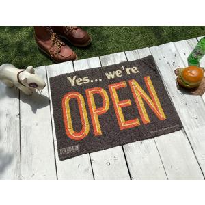 リバーシブル　サインマット　（オープン＆クローズ）　■　アメリカン雑貨　アメリカ雑貨 爆買