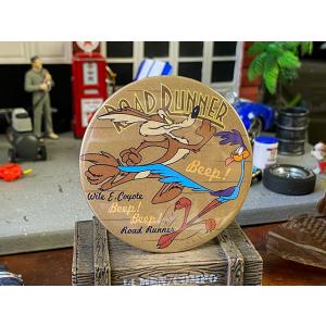ロードランナー＆コヨーテ　デカンバッジ ■ アメリカン雑貨 アメリカ雑貨
