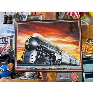 ニューヨーク　セントラル鉄道　20世紀特急　ブリキ看板　（サンセット）　■　アメリカン雑貨　アメリカ...