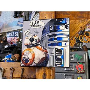 映画　スターウォーズ　ポップアートフレーム　（BB-8＆R2-D2）　■ アメリカン雑貨 アメリカ雑...