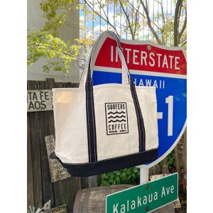 サーファーズコーヒー　ヘビーウエイトロゴトート　（Mサイズ）　■ アメリカ雑貨 アメリカン雑貨