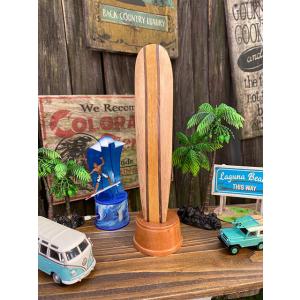 ロングボード　ウッドオブジェ ■ アメリカ雑貨 アメリカン雑貨