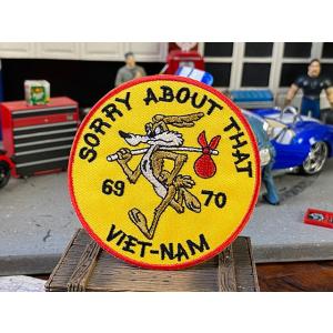 ワイリーコヨーテ　ミリタリーワッペン　（ベトナム）　■　アメリカン雑貨　アメリカ雑貨