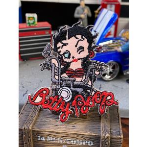 ベティ・ブープ　ワッペン　（バイカーベティ/エイプハンガー）　■　アメリカン雑貨　アメリカ雑貨