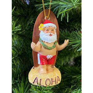 ハワイアン　クリスマスオーナメント　（ロングボード）