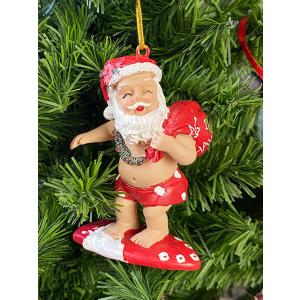 ハワイアン　クリスマスオーナメント　（オン　ザ　ボード）　■　アメリカン雑貨　アメリカ雑貨