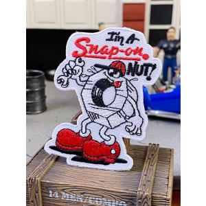 スナップオン　ロゴワッペン　（ナットマン）　■　アメリカン雑貨　アメリカ雑貨