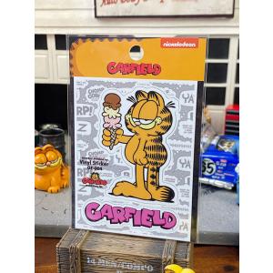 ガーフィールド　ステッカー　Lサイズ　（アイスクリーム）　■　アメリカン雑貨　アメリカ雑貨